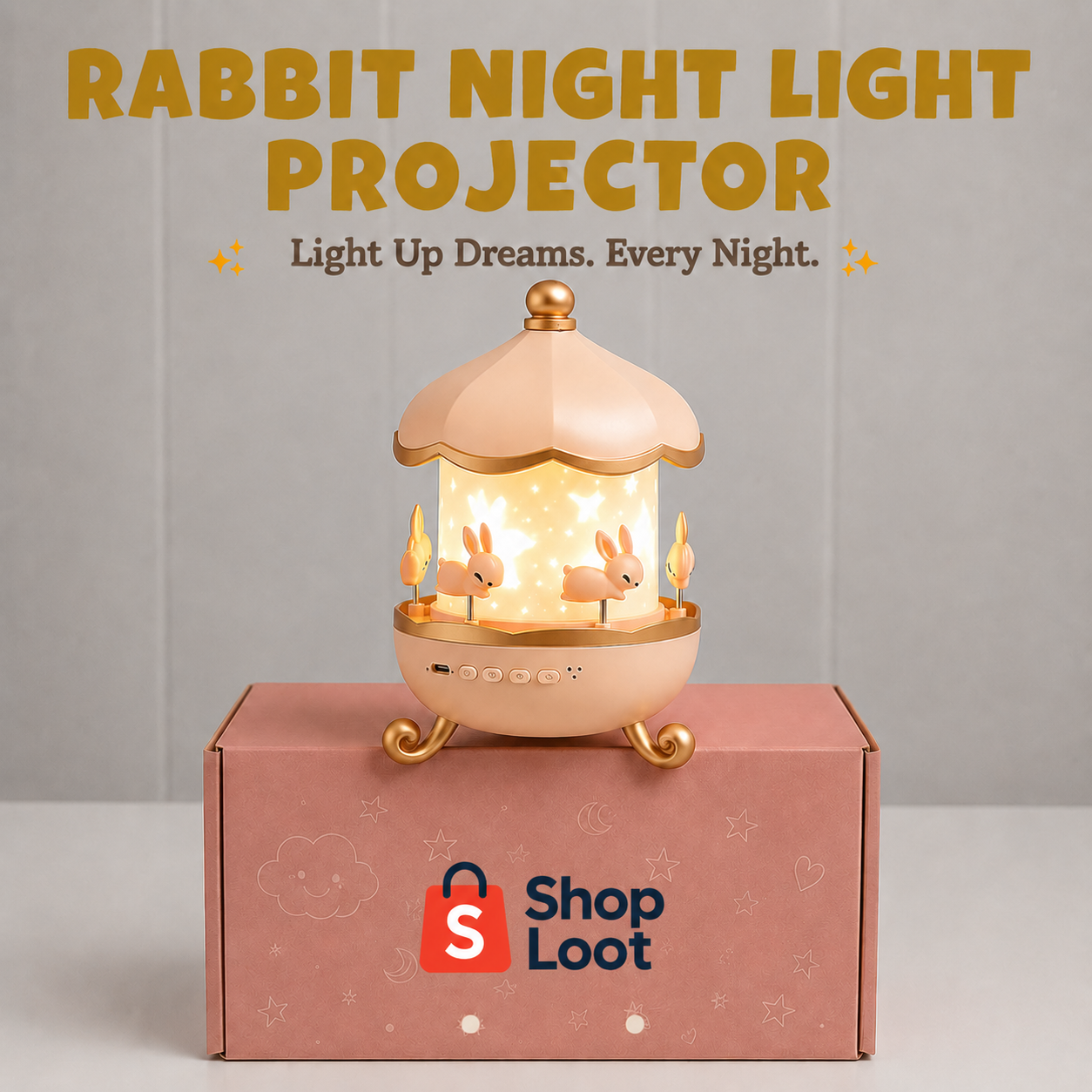 Rabbit Night Light Projector™