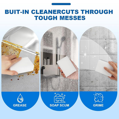 Magic Sponge Eraser™ | Chemical-Free Stain & Grease Remover, Pack of 6